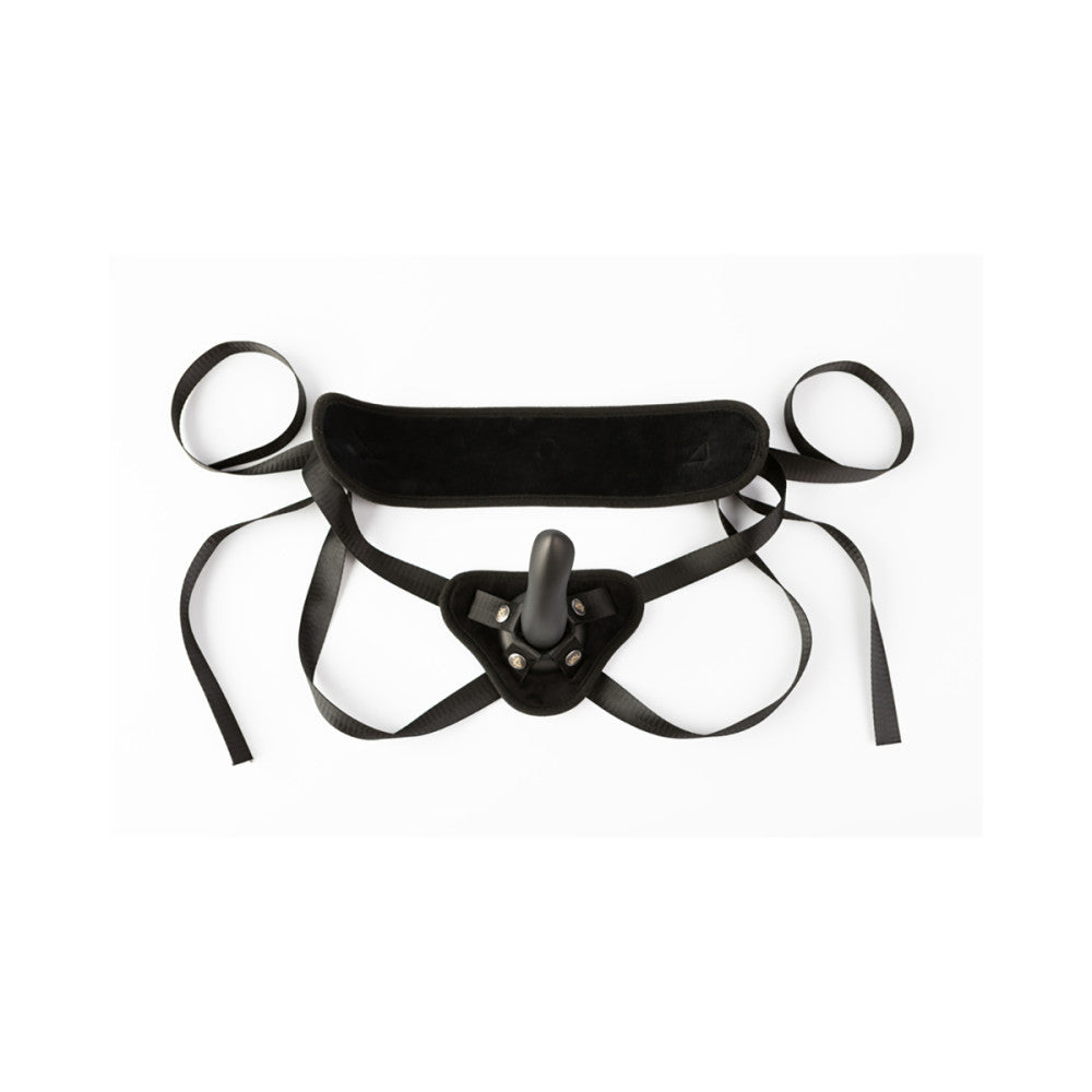 SEI MIO Cocked and Loaded Strap-On Harness Set – 6.5” Silicone Dildo Kit