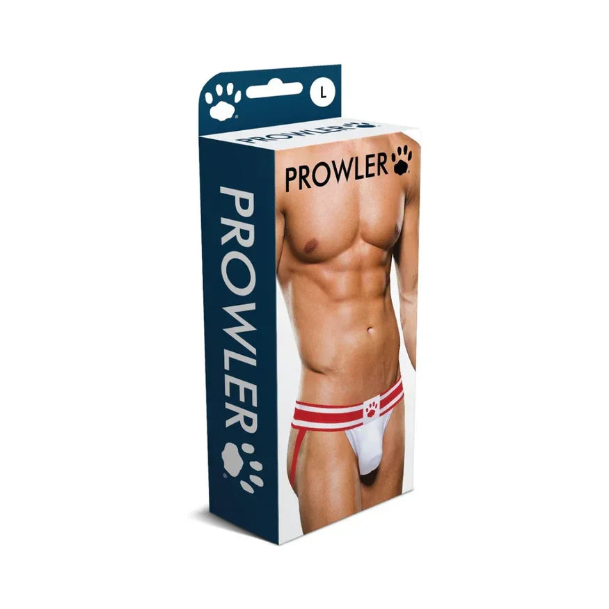 Prowler Jock Strap White/Red