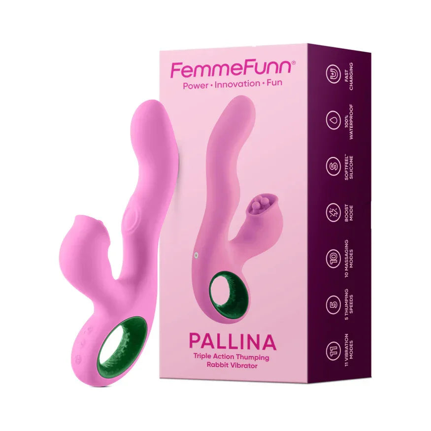 FemmeFunn Pallina Triple Action Thumping Rabbit Vibrator