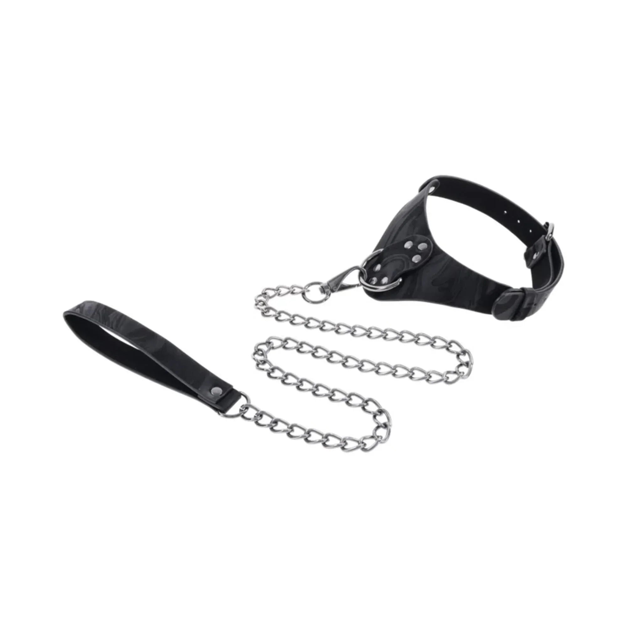 Sportsheets Velvet Noir Collar & Leash