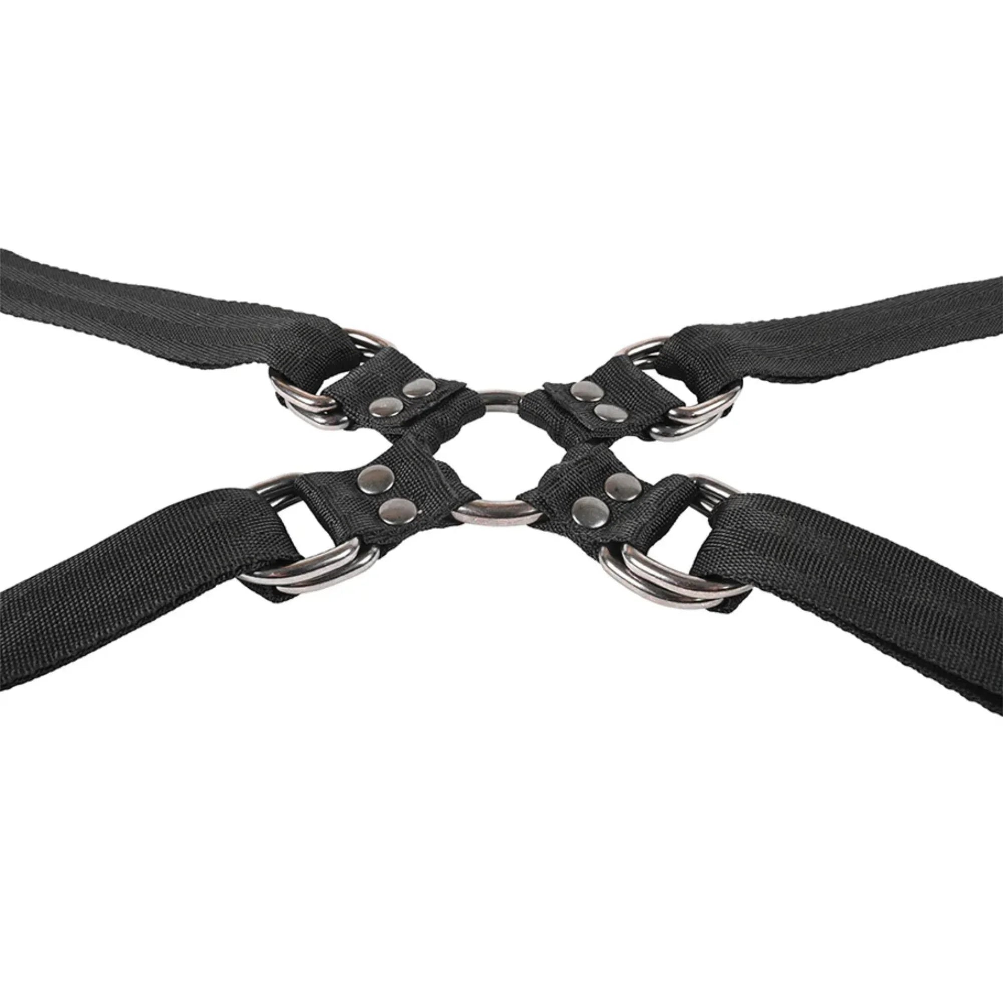 Sportsheets Velvet Noir Adjustable Hog Tie & Cuff Set