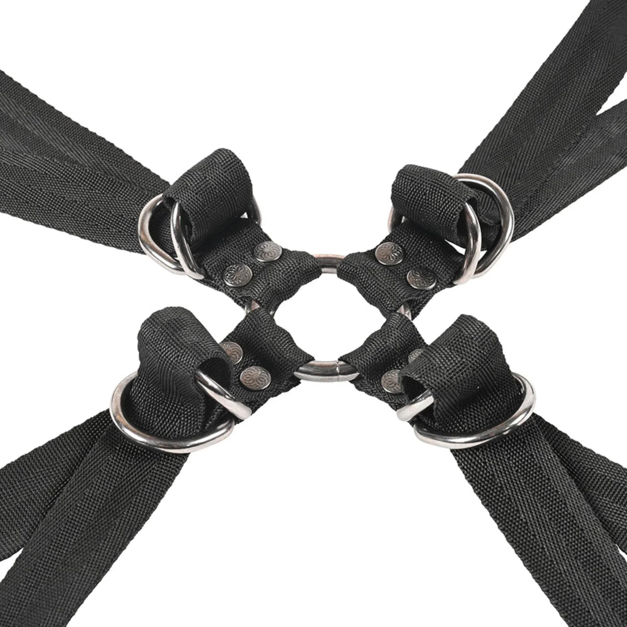 Sportsheets Velvet Noir Adjustable Hog Tie & Cuff Set