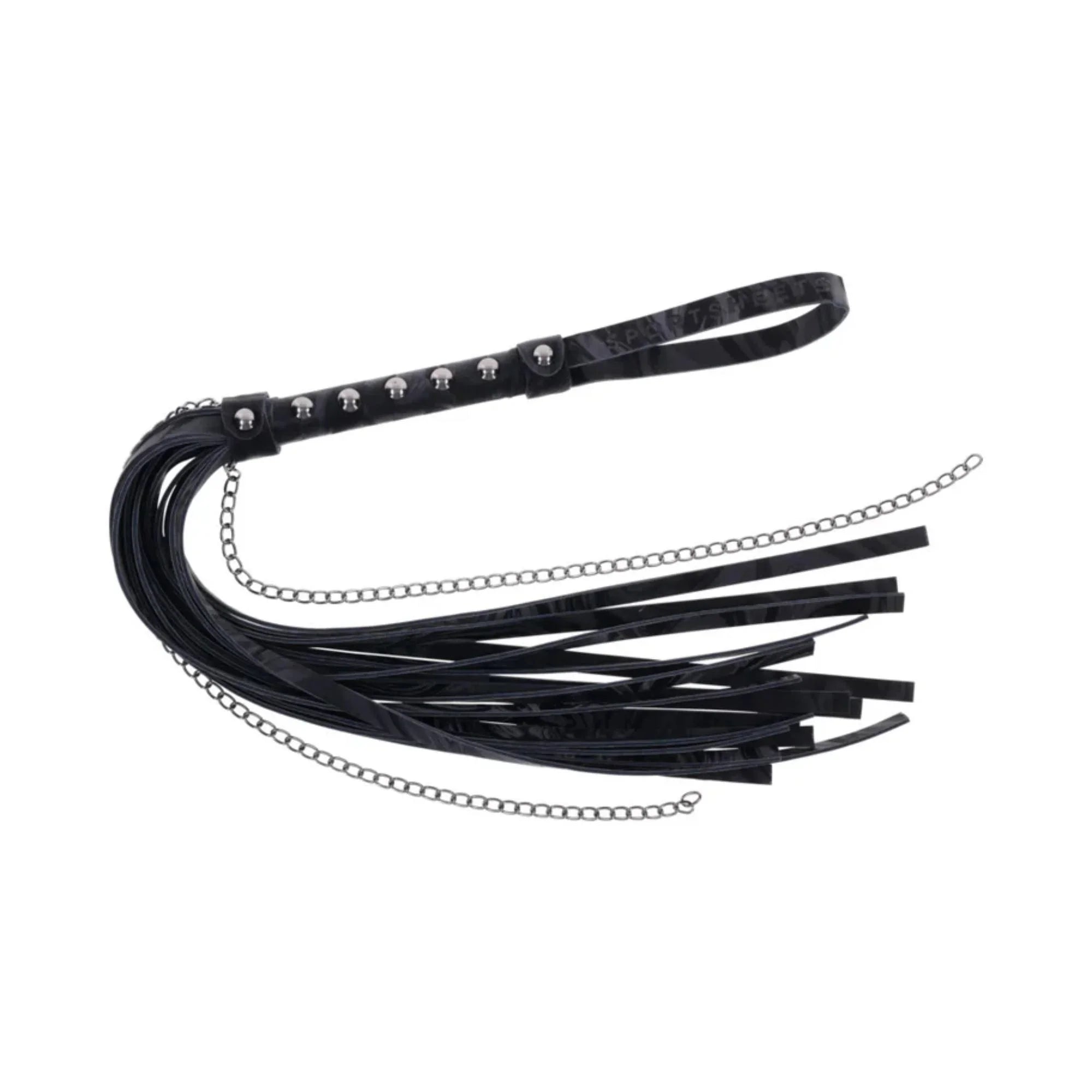 Sportsheets Velvet Noir Chain Flogger