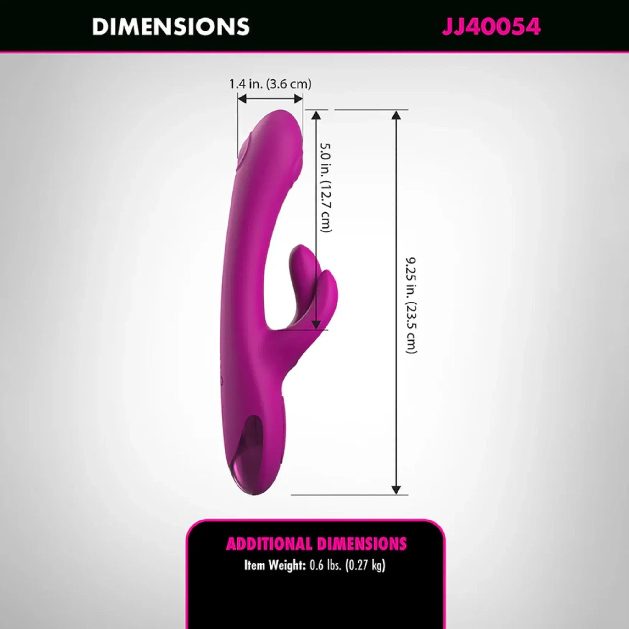 JimmyJane Touch Me Pro Rechargeable Rabbit Vibrator