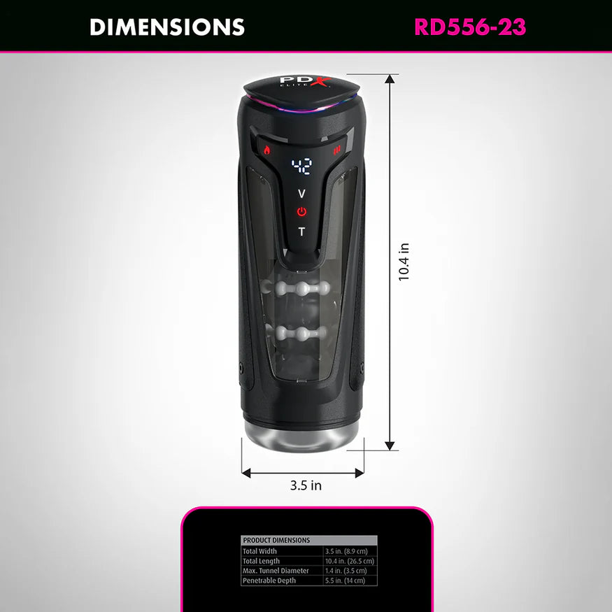 PDX Elite Moto-Bator Pro Rechargeable Masturbator