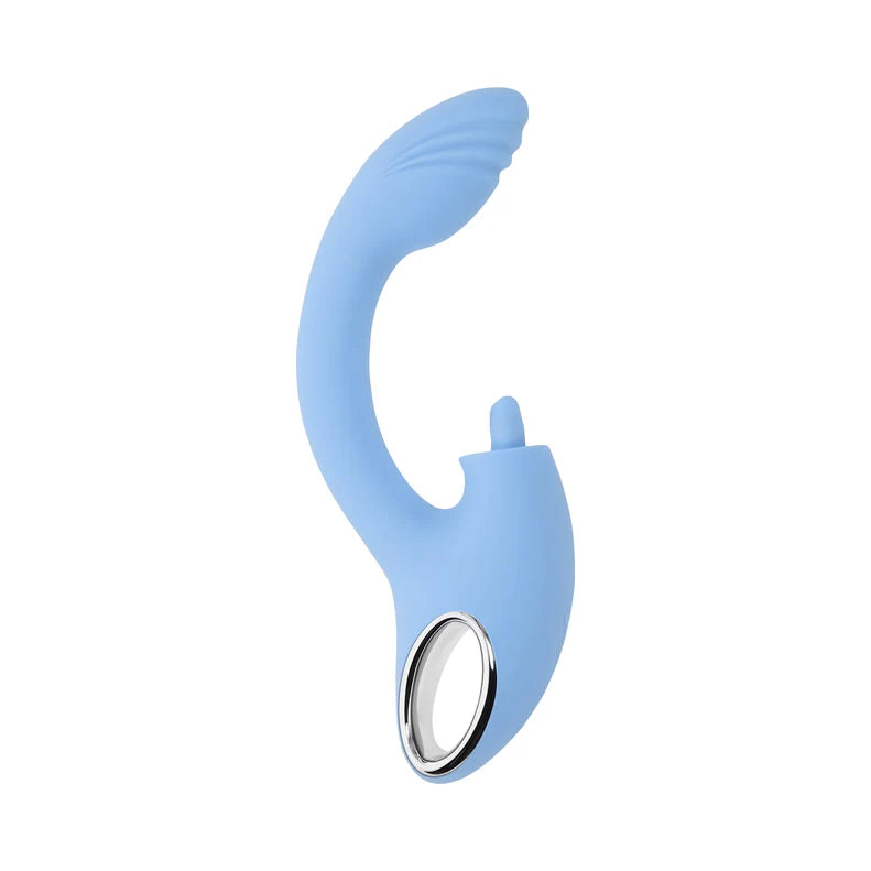 Playboy Sapphire Sky Rabbit Vibrator – Rechargeable Silicone Dual Stimulator