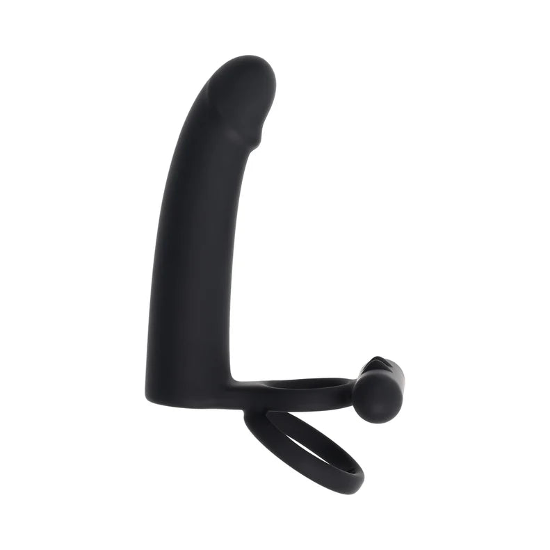 Gender X Full Swing Vibrating Dildo with Dual Ring – Remote Control Silicone
