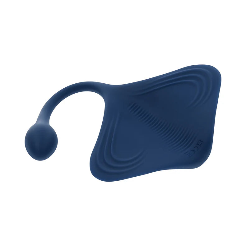 Gender X Daily Grind Rechargeable Silicone Vibrator – Dual Stim Stingray Design