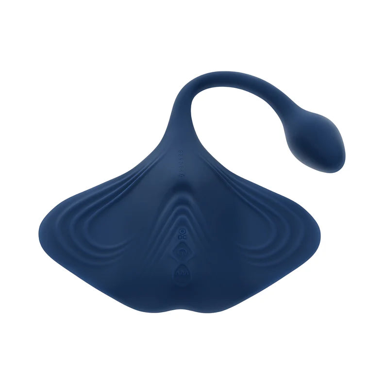 Gender X Daily Grind Rechargeable Silicone Vibrator – Dual Stim Stingray Design