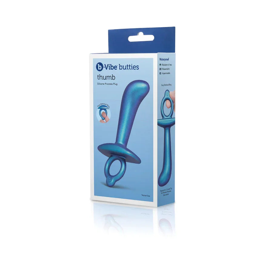B-Vibe Butties Thumb Silicone Prostate Plug