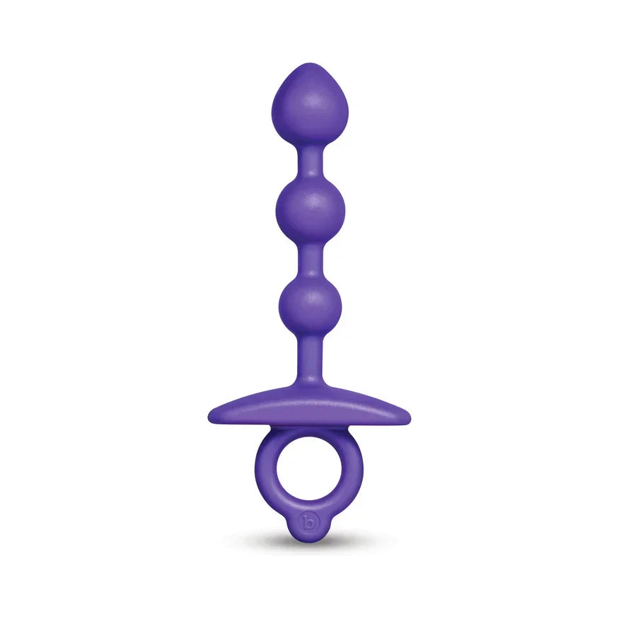 B-Vibe Butties Zip Silicone Anal Beads