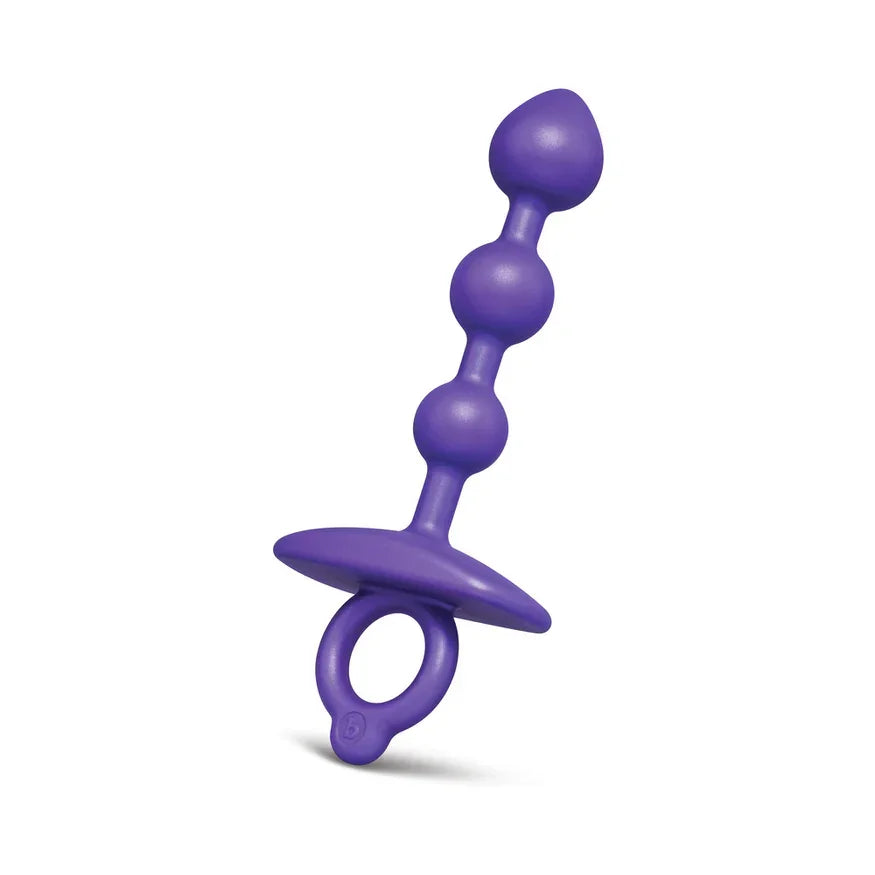 B-Vibe Butties Zip Silicone Anal Beads