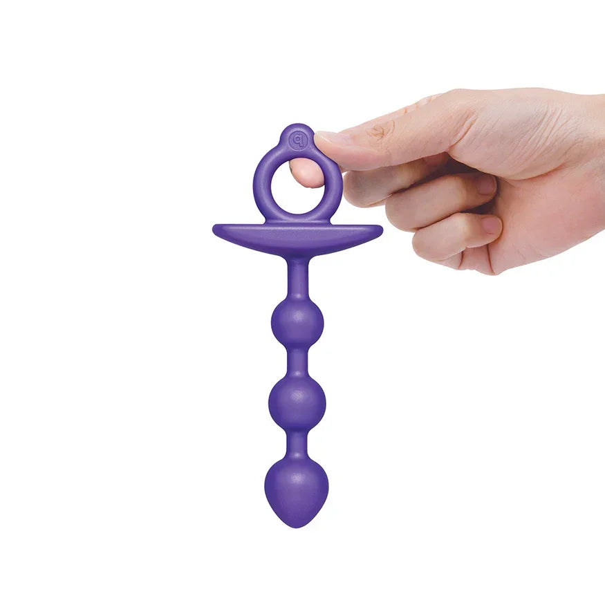 B-Vibe Butties Zip Silicone Anal Beads