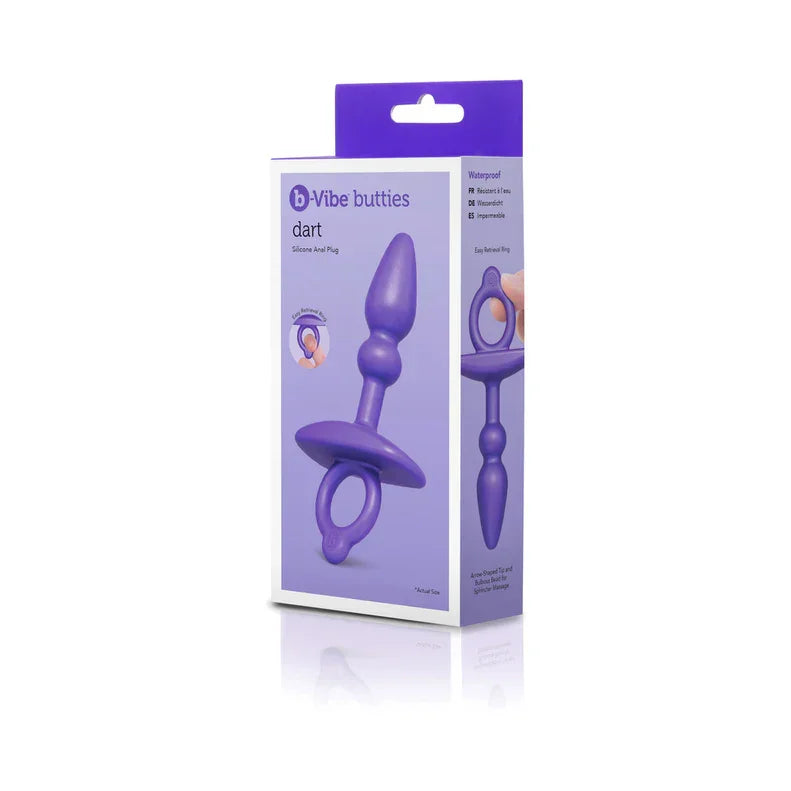 B Vibe Butties Dart Silicone Anal Plug B Vibe Butties Dart Silicone Anal Plug
