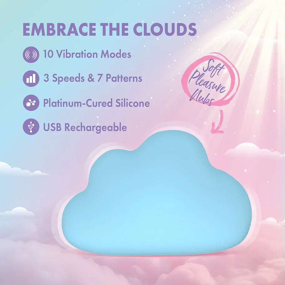 Play With Me Cuddle Cloud Rechargeable Silicone Clitoral Massager