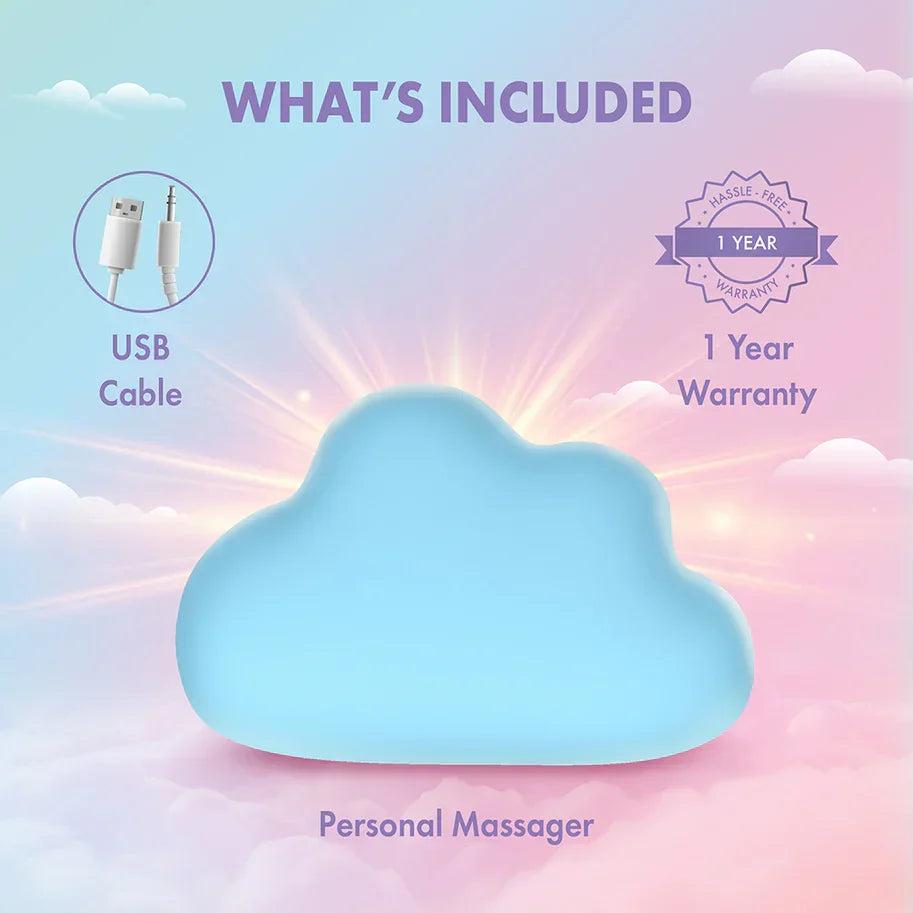 Play With Me Cuddle Cloud Rechargeable Silicone Clitoral Massager