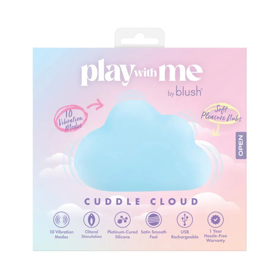 Play With Me Cuddle Cloud Rechargeable Silicone Clitoral Massager