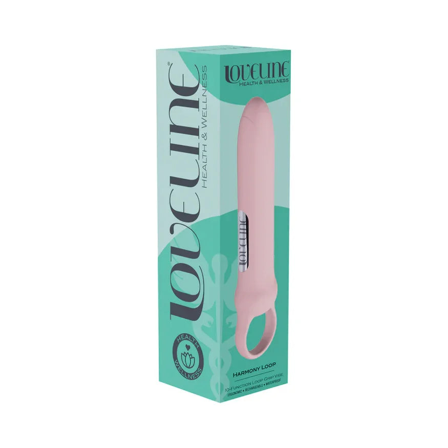 Loveline Harmony Loop Grip 10 Function Rechargeable Silicone Vibrator