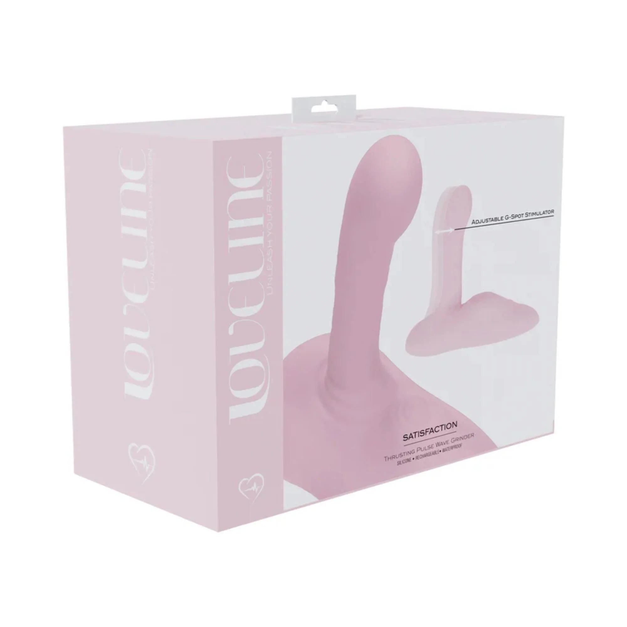 Loveline Satisfaction Grinder Silicone Rechargeable Thrusting Pulse Wave Vibrator
