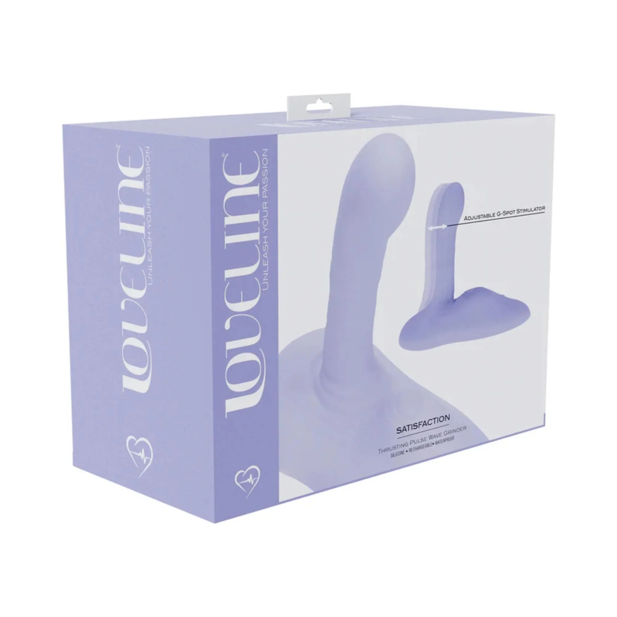 Loveline Satisfaction Grinder Silicone Rechargeable Thrusting Pulse Wave Vibrator