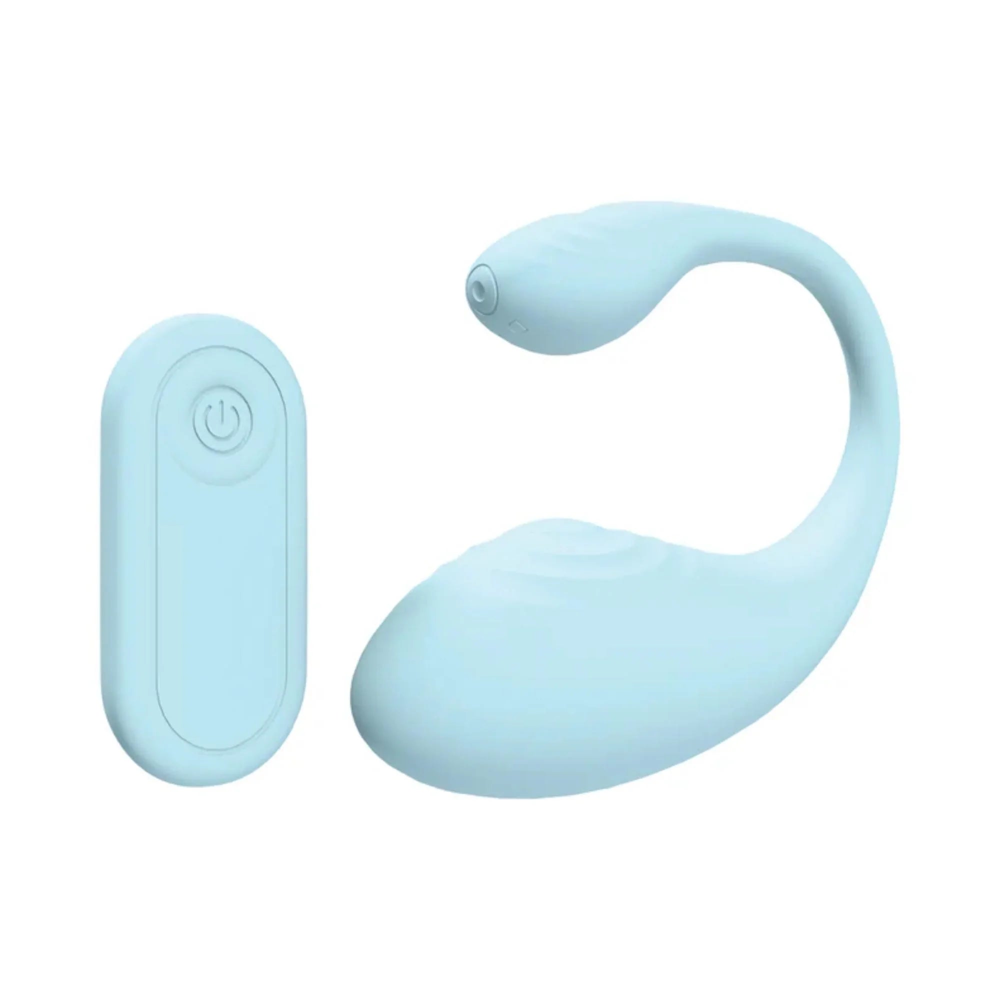 Loveline Wave C-Shape Vibe 10 Function Silicone Rechargeable Vibrator with Remote Control