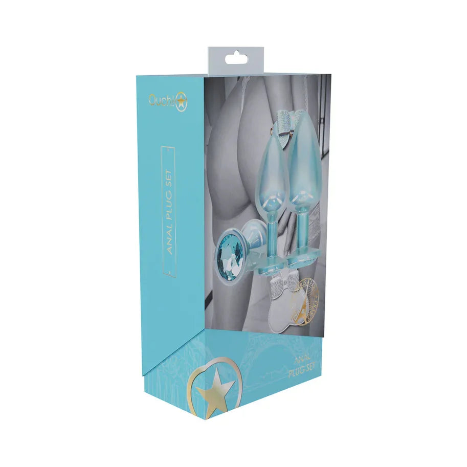 Ouch! International Paris Collection Metal Anal Plug Set