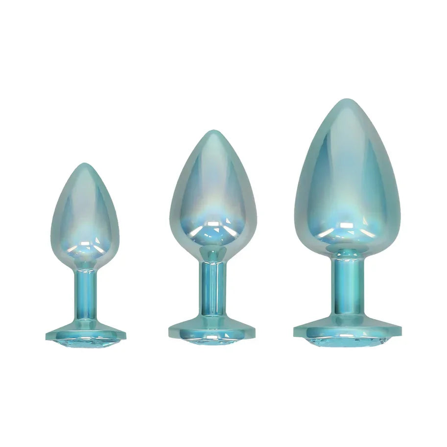 thump it kinetic thumping 7x anal plug Ouch! International Paris Collection Metal Anal Plug Set