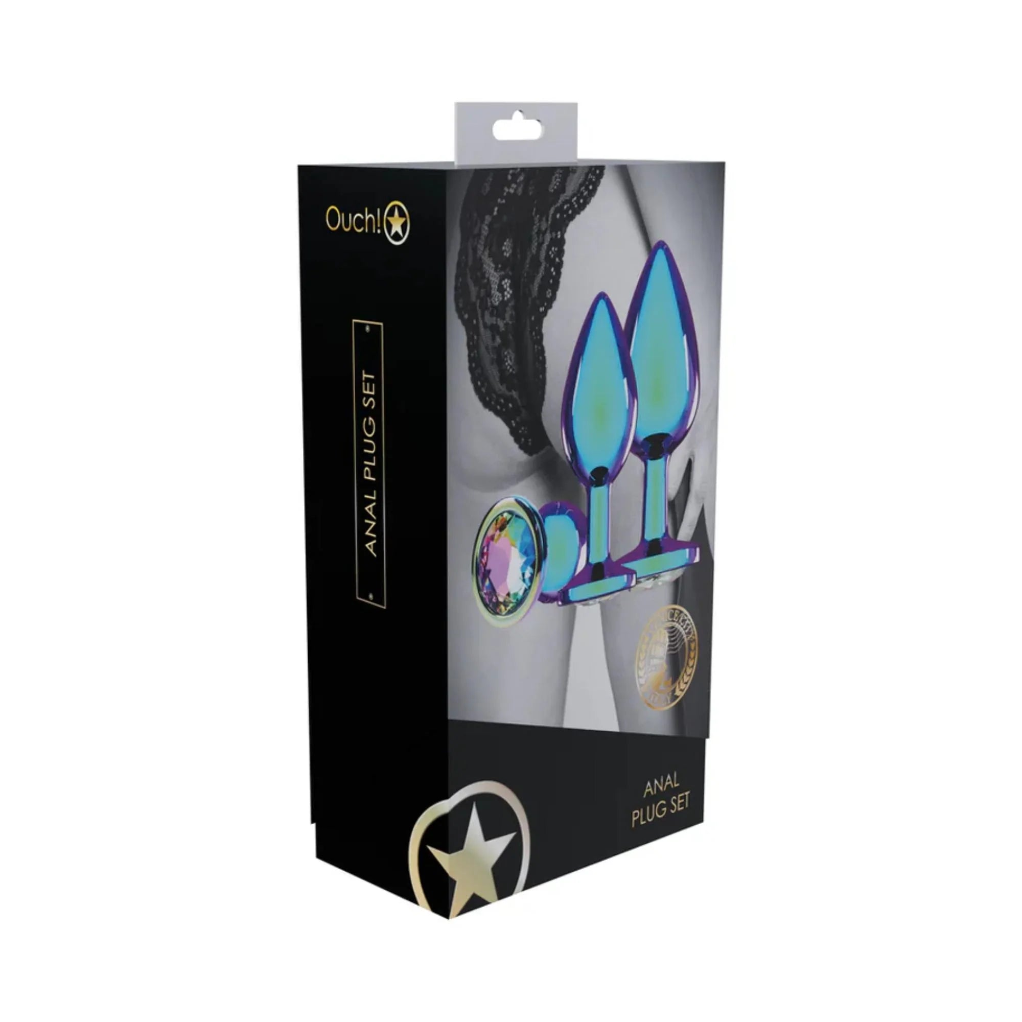 Ouch! International Venice Collection Metal Anal Plug Set