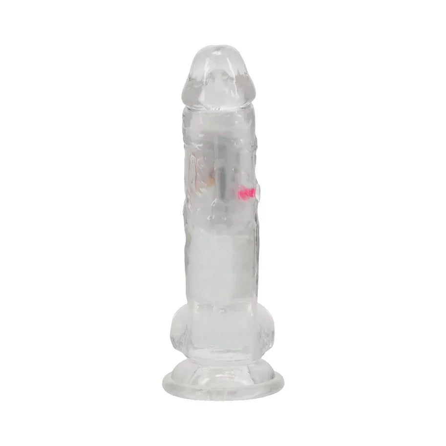 RealRock Rechargeable Dildo with Balls and Remote Control 7in