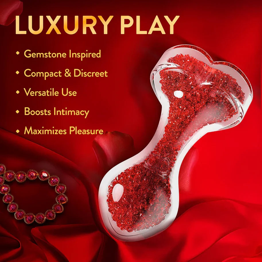 Oh My Gem Lustre Glass Anal Plug
