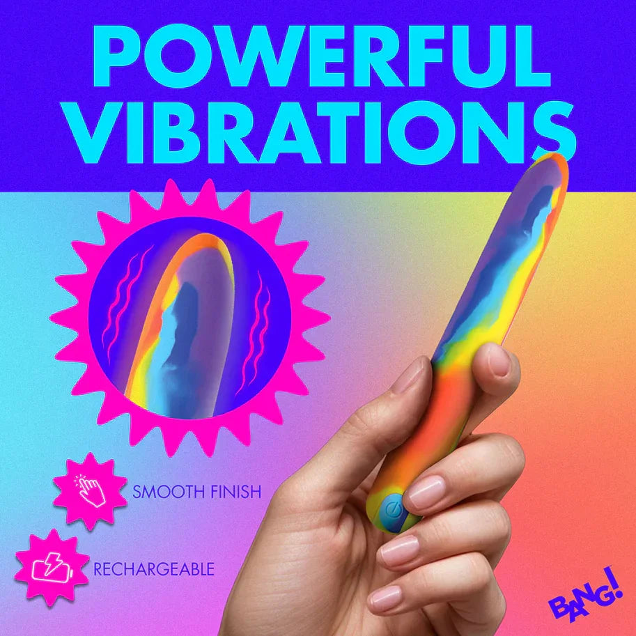 Bang Rainbow Rechargeable Silicone Vibrator