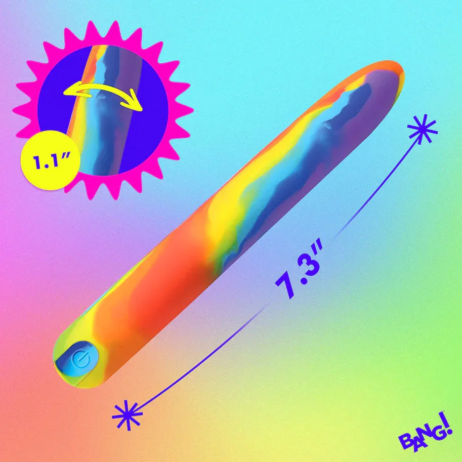 Bang Rainbow Rechargeable Silicone Vibrator