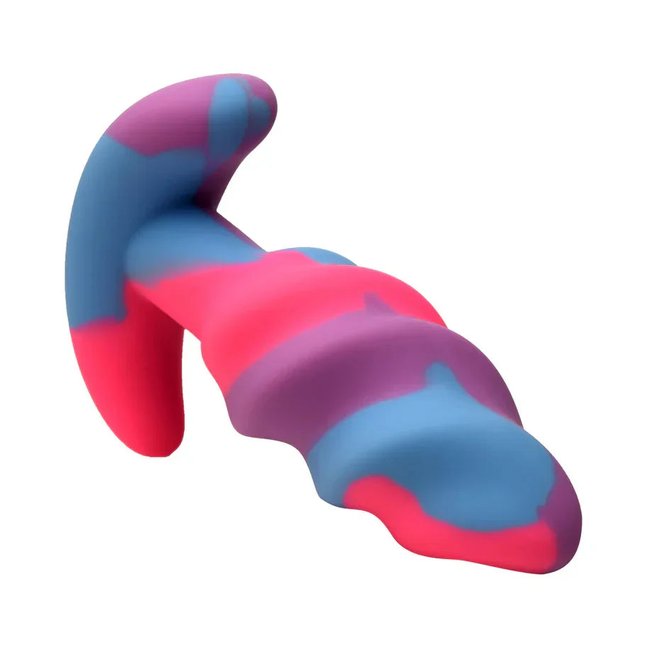 Creature Cocks Unicorn Swirl Silicone Butt Plug