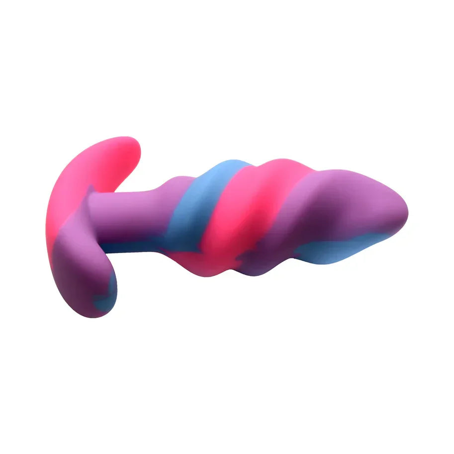 Creature Cocks Unicorn Swirl Silicone Butt Plug