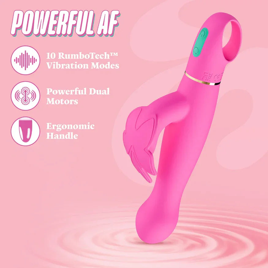 Aria Naughty AF Rechargeable Silicone Vibe