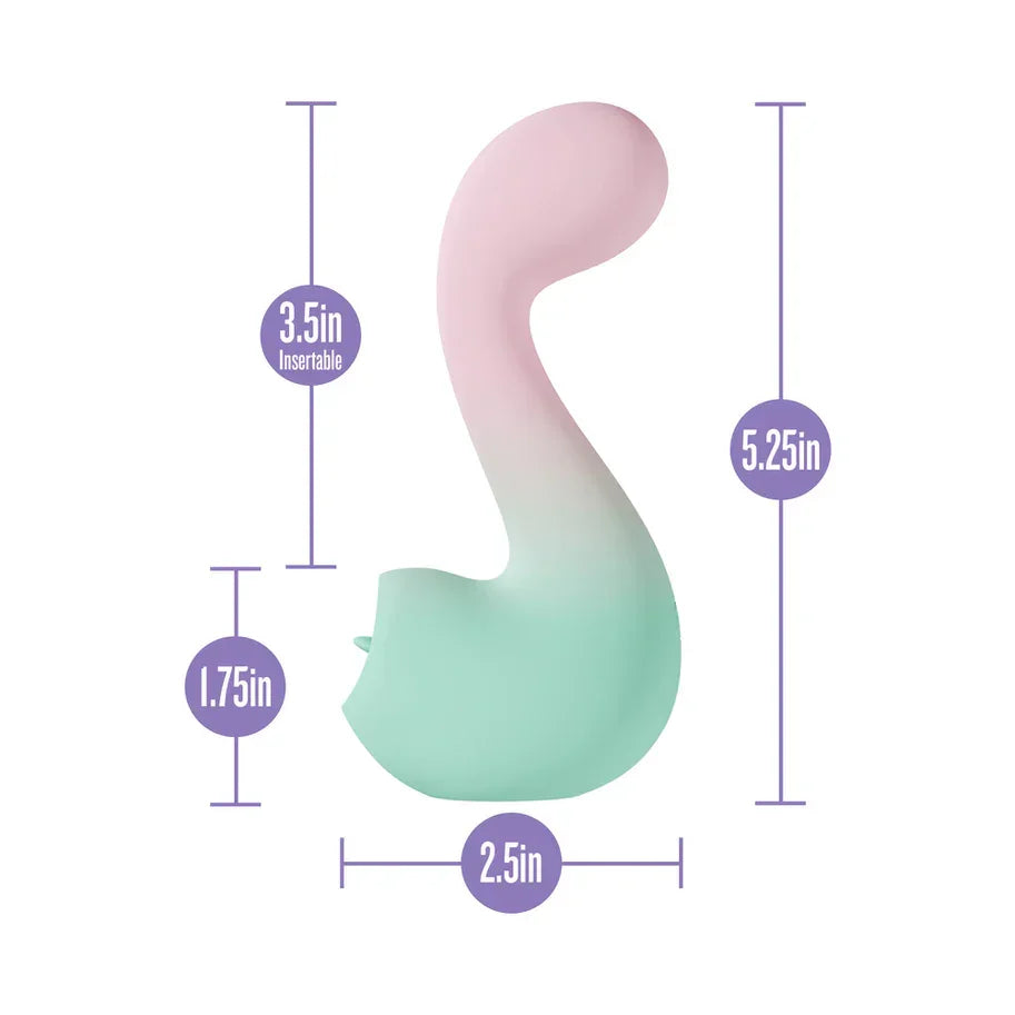 Play With Me Melody Rechargeable Silicone Dual-End Vibrator