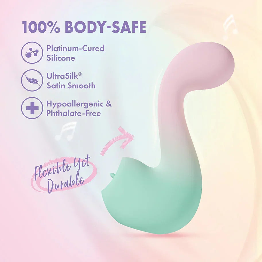 Play With Me Melody Rechargeable Silicone Dual-End Vibrator