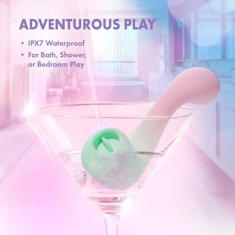 Play With Me Melody Rechargeable Silicone Dual-End Vibrator
