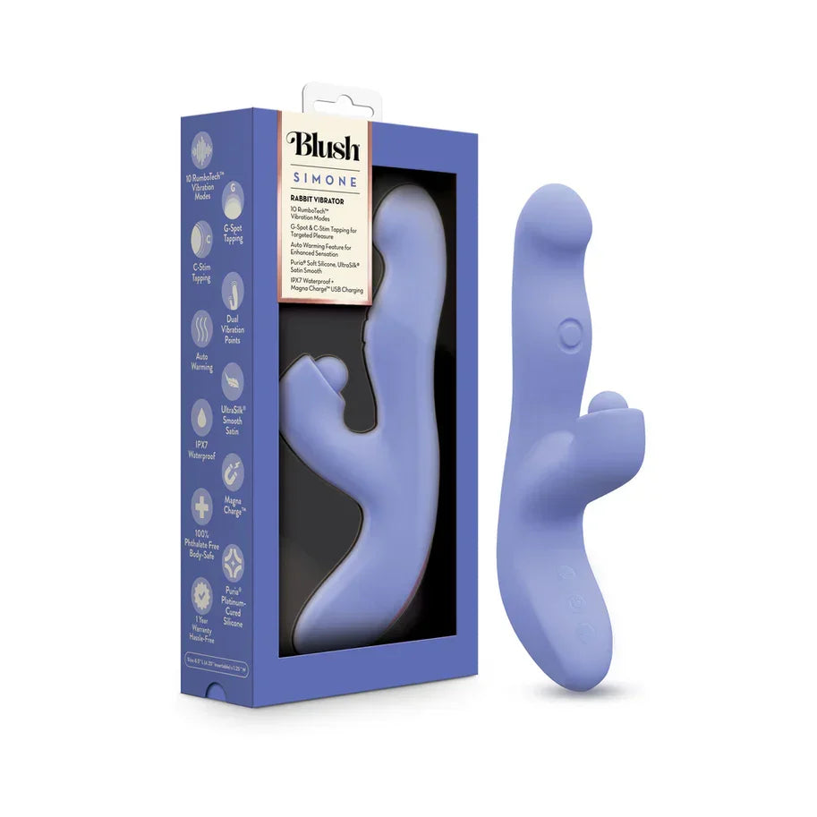Blush Collection Simone Tapping Rabbit Vibrator