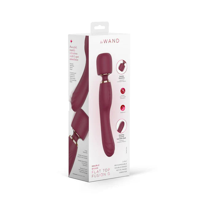 Le Wand Flat Top Fusion G Rechargeable Silicone Vibrator