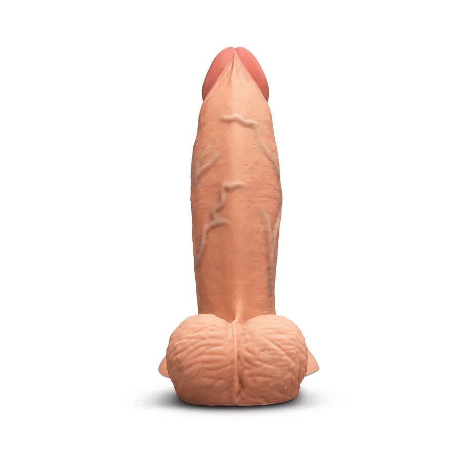 b-Vibe Slipskin Realistic Silicone Dildo 7 in. Girthy