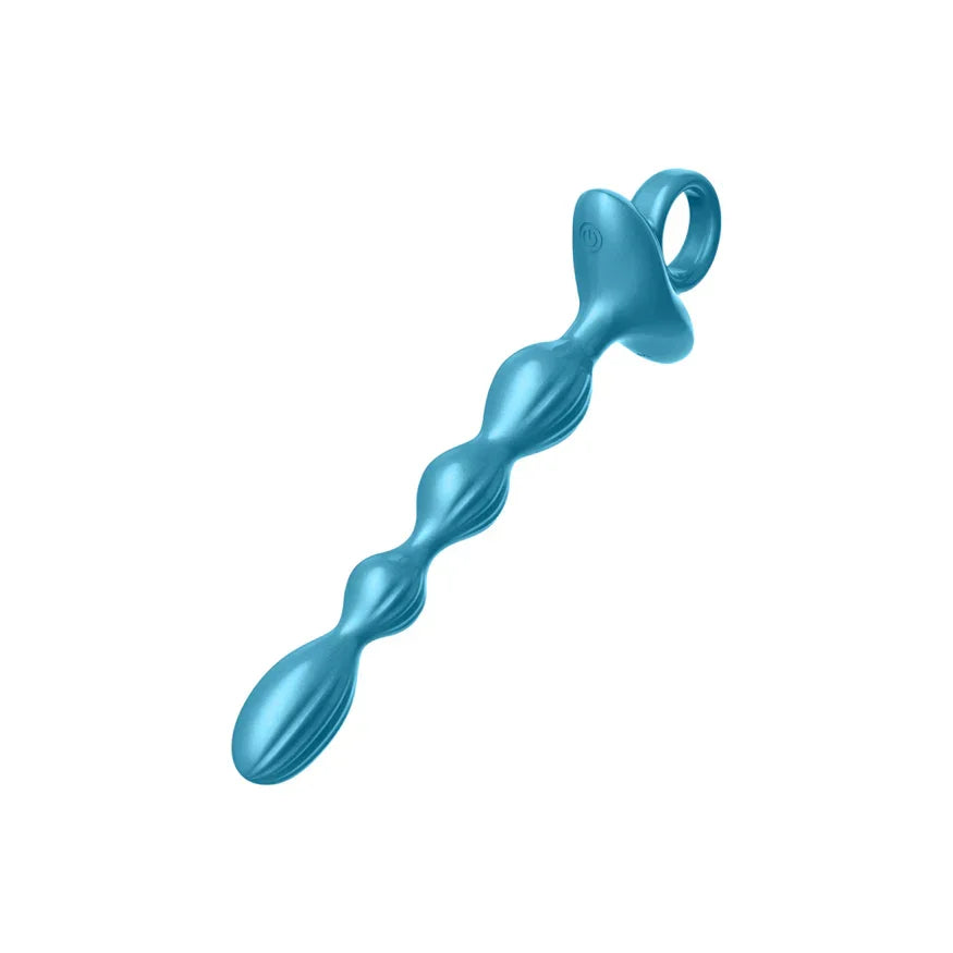 Luv Inc GR41: Grooved Ring Luv Beads – Remote-Controlled Textured Vibrating Anal Beads