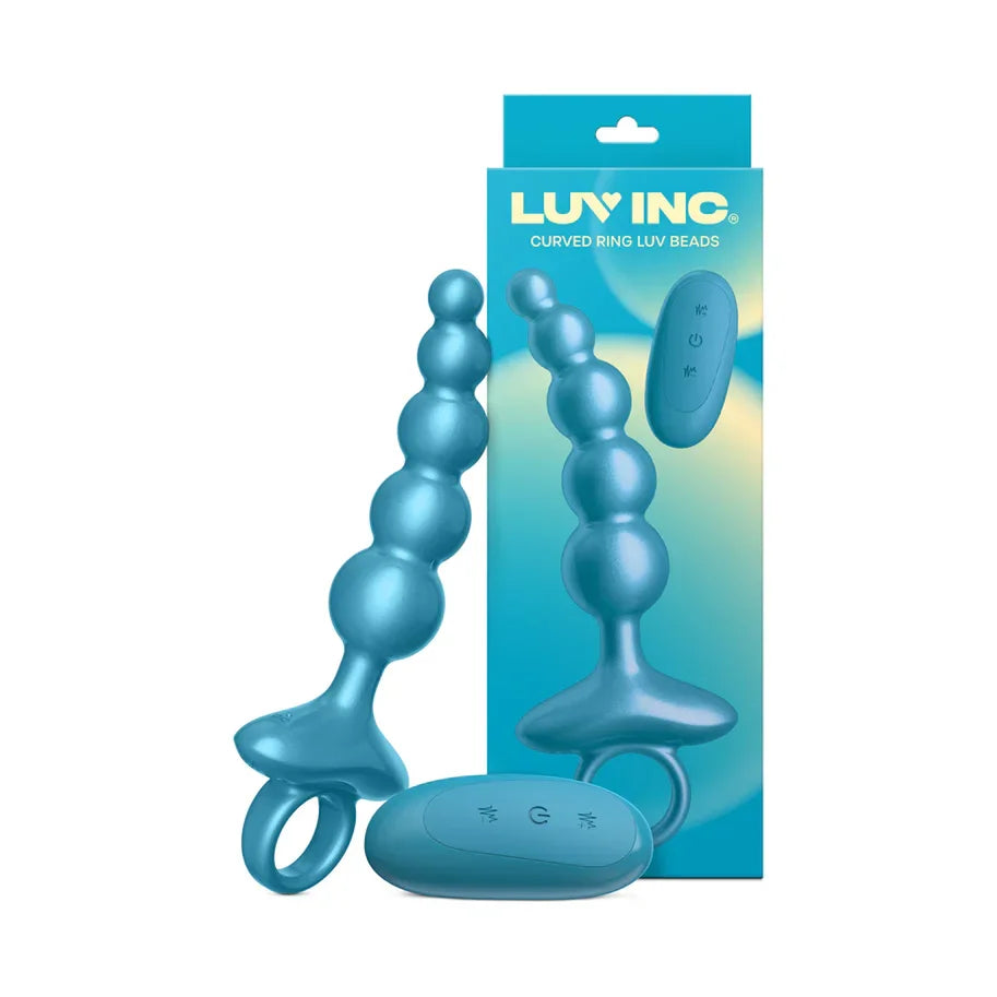 Luv Inc CR23: Curved Ring Luv Beads Remote-Controlled Vibrating Anal Luv Inc CR23: Curved Ring Luv Beads Remote-Controlled Vibrating Anal