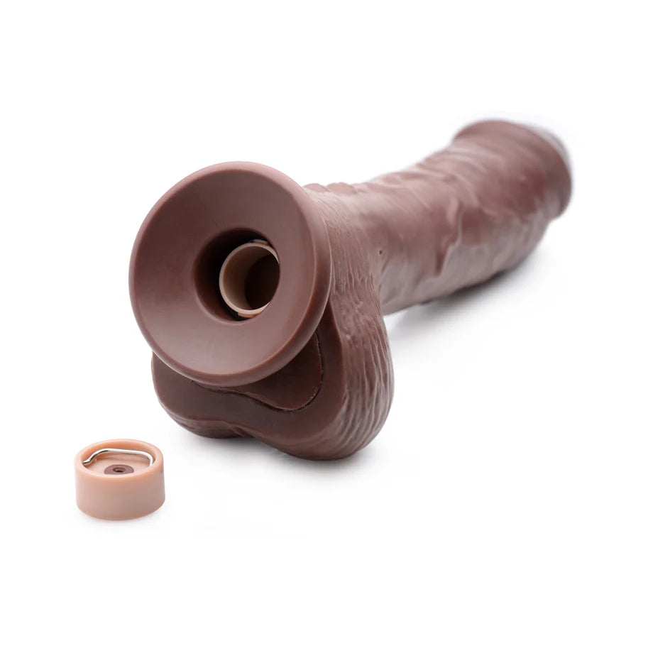 Loadz Vibrating Squirting Dildo with Remote Control 8.5in