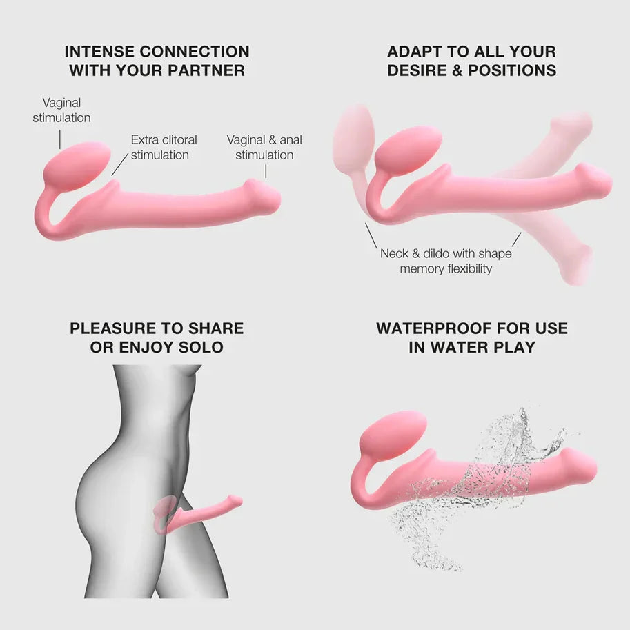 Strap-On-Me Semi-Realistic Bendable Strap-On