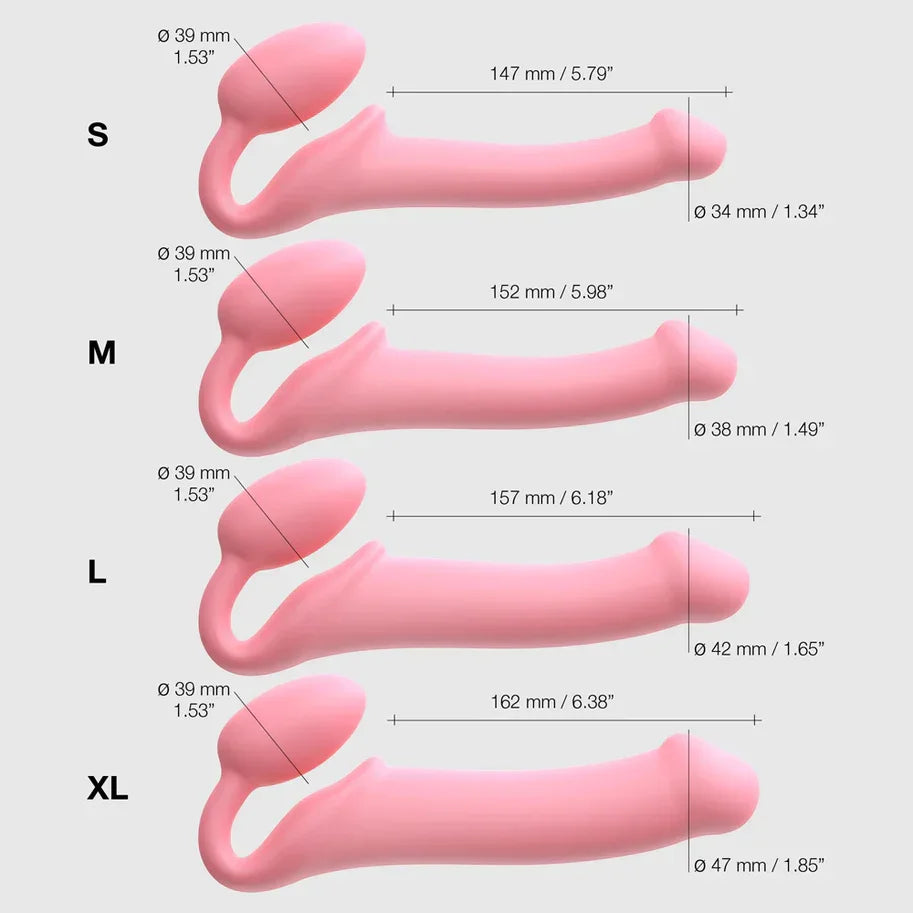 Strap-On-Me Semi-Realistic Bendable Strap-On