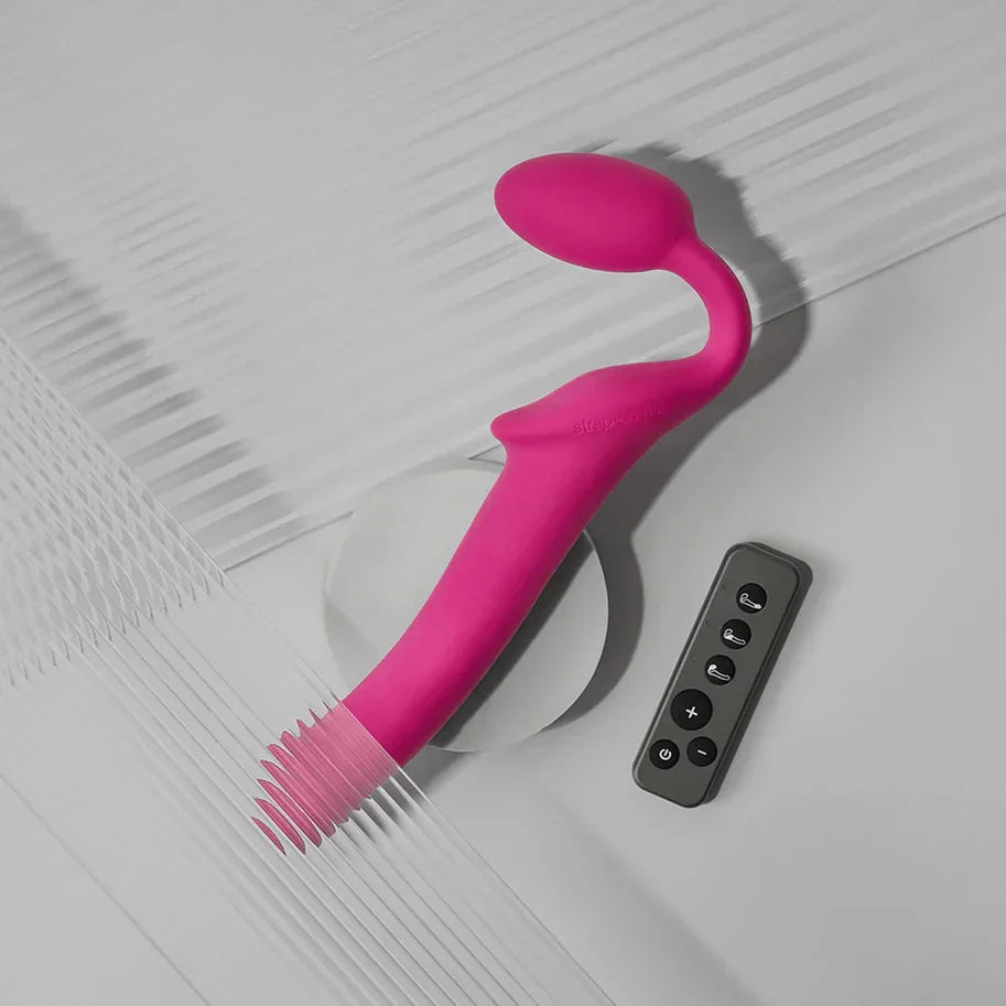 Strap-On-Me Vibrating Bendable Strap-On