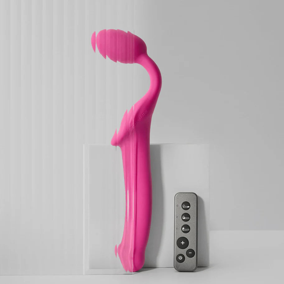 Strap-On-Me Vibrating Bendable Strap-On