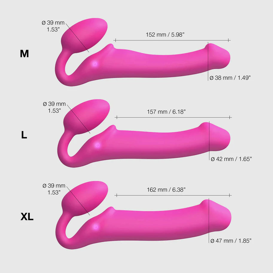 Strap-On-Me Vibrating Bendable Strap-On