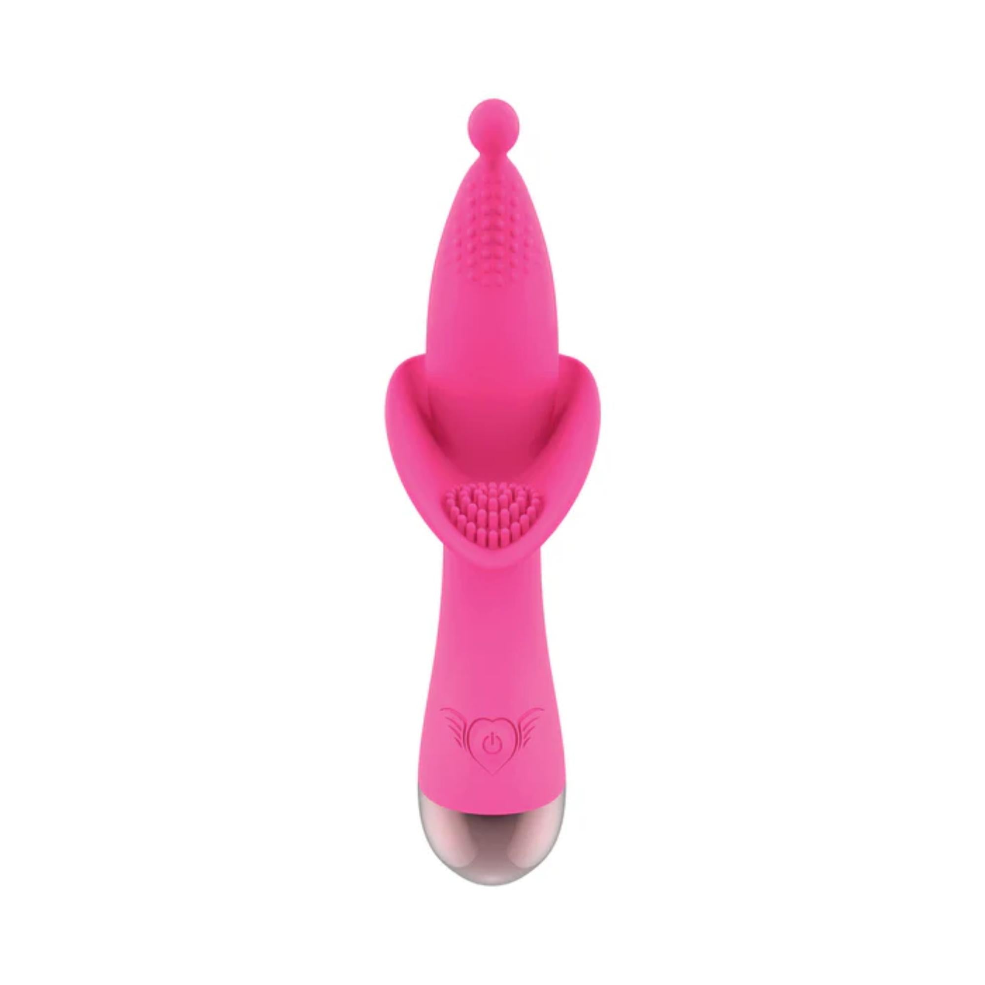 The Royal Flower Bud Heat-Up Rechargeable Silicone Warming Clitoral Stimulator